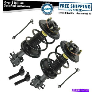 {[WCg 6s[XXeAOTXyVLbgXgbgXvOAZuGhN^Cbh 6 Piece Steering & Suspension Kit Strut & Spring Assemblies End Links Tie Rods