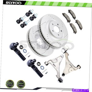 {[WCg 06-11rCbNcFtgRg[A[^Cbhu[L[^[pbht^CbhGh For 06-11 Buick Lucerne Front Lower Control Arm Tie Rod End with Brake R