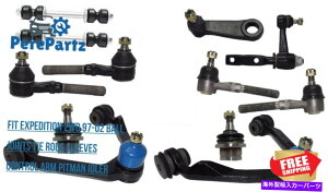 �{�[���W���C���g FITS EXPEDITION 2WD 97-02�{�[���W���C���g�^�C���b�h�X���[�u�R���g���[���A�[���s�b�g�}���A�C�h���[ FITS Expedition 2WD 97-02 Ball Joints Tie Rods Sleeves Control Arm Pitman Idler�y���s�A���i