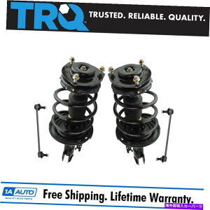 �{�[���W���C���g ES350�p��TRQ�t�����g���[�h���S�ȃX�g���b�g�X�v�����O�A�Z���u���X�E�F�C�o�[�����N4PC�L�b�g TRQ Front Loaded Complete Strut Spring Assembly Sway Bar Link 4pc Kit for ES350�y���s�A���i�z