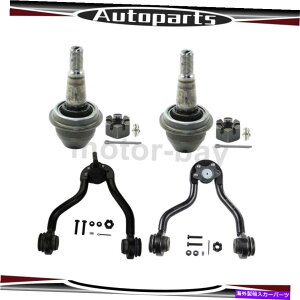 �{�[���W���C���g �V�{���[K1500 MOOG 4X�t�����g�����R���g���[���A�[���t���{�[���W���C���g�p For Chevrolet K1500 MOOG 4X Front Lower Upper Control Arm W/ Ball Joint�y���s�A���i�z