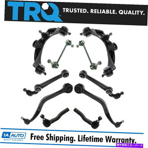 �{�[���W���C���g TRQ 10PC�X�e�A�����O�T�X�y���V�����L�b�g�R���g���[���A�[���A�E�^�[�^�C���b�h�X�E�F�C�o�[�G���h�����N TRQ 10pc Steering Suspension Kit Control Arms Outer Tie Rods Sway Bar End Links�y