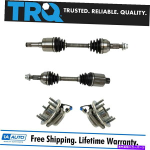 �{�[���W���C���g TRQ�t�����gCV�Ԏ��V���t�g�A�Z���u�����n�u�L�b�g��4PC for V6 equinox�g�����gVUE TRQ Front CV Axle Shaft Assembly & Hubs Kit & 4pc for V6 Equinox Torrent Vue�y���s�A���i�z