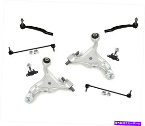 {[WCg {{01-07 S60 V70 8PCp̃ubVO{[WCg^Cbhttg[Rg[A[ Front Low Control Arm w/Bushings Ball Joint Tie Rods For Volvo 01-07 S60 V70 8pc