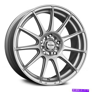 �z�C�[���@4�{�Z�b�g Maxxix�̏��҃z�C�[��17x7�i40�A5x110�A73.1�j4�̃V���o�[�����Z�b�g Maxxim Winner Wheels 17x7 (40, 5x110, 73.1) Silver Rims Set of 4�y���s�A���i�z