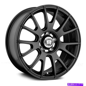 �z�C�[���@4�{�Z�b�g Motegi RacingMR118�z�C�[��17x8�i32�A5x112�A72.56�j4�̃u���b�N�����Z�b�g Motegi Racing MR118 Wheels 17x8 (32, 5x112, 72.56) Black Rims Set of 4