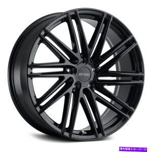�z�C�[���@4�{�Z�b�g �K�\����P1C�z�C�[��17x8�i35�A5x120.65�A76.1�j4�̃u���b�N�����Z�b�g Petrol P1C Wheels 17x8 (35, 5x120.65, 76.1) Black Rims Set of 4�y���s�A���i�z
