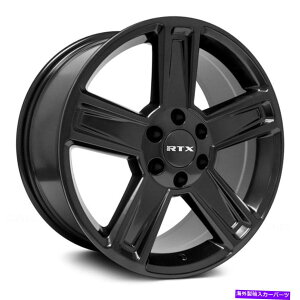�z�C�[���@4�{�Z�b�g RTX�X�̓z�C�[��17x8�i15�A6x139.7�A78.1�j4�̃u���b�N�����Z�b�g RTX Glacier Wheels 17x8 (15, 6x139.7, 78.1) Black Rims Set of 4�y���s�A���i�z