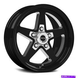 ホイール　4本セット ビジョン571スポーツスターIIホイール15x8（27、5x114.3、83.1）4のブラックリムセット Vision 571 SPORT STAR II Wheels 15x8 (27, 5x114.3, 83.1) Black Rims Set of 4