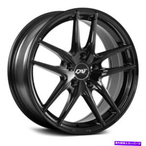 �z�C�[���@4�{�Z�b�g Dai Alloys DW100���_�z�C�[��17x7.5�i42�A4x100�A73.1�j4�̃u���b�N�����Z�b�g DAI Alloys DW100 APEX Wheels 17x7.5 (42, 4x100, 73.1) Black Rims Set of 4�y���s�A���i�z