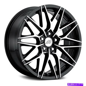 zC[@4{Zbg }bnptH[}XMP40zC[18x8i42A5x114.3A72.56j4̃ubNZbg MACH Performance MP40 Wheels 18x8 (42, 5x114.3, 72.56) Black Rims Set of 4