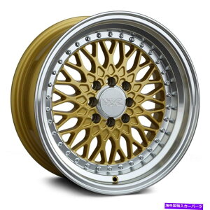�z�C�[���@4�{�Z�b�g XXR 536�z�C�[��16x8�i20�A4x100�A73.1�j4�̃S�[���h�����Z�b�g XXR 536 Wheels 16x8 (20, 4x100, 73.1) Gold Rims Set of 4�y���s�A���i�z