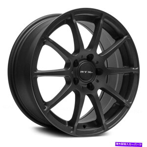 �z�C�[���@4�{�Z�b�g RTX�~�����w���z�C�[��17x8�i45�A5x112�A66.6�j4�̃u���b�N�����Z�b�g RTX MUNICH Wheels 17x8 (45, 5x112, 66.6) Black Rims Set of 4�y���s�A���i�z