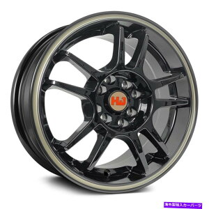 zC[@4{Zbg HEMI HM07zC[15x7i25A4x114.3A73.1j4̃ubNZbg Hemi HM07 Wheels 15x7 (25, 4x114.3, 73.1) Black Rims Set of 4