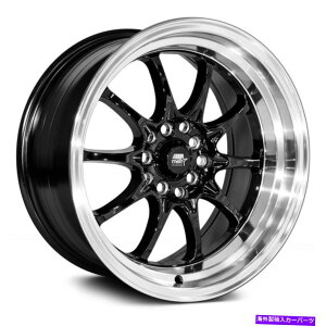 zC[@4{Zbg MST MT11zC[15x8i0A4x114.3A73.1j4̃ubNZbg MST MT11 Wheels 15x8 (0, 4x114.3, 73.1) Black Rims Set of 4