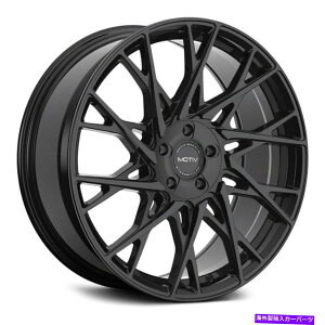 �z�C�[���@4�{�Z�b�g Motiv 430b Maestro�z�C�[��17x7.5�i40�A5x114.3�A74.1�j4�̃u���b�N�����Z�b�g Motiv 430B MAESTRO Wheels 17x7.5 (40, 5x114.3, 74.1) Black Rims Set of 4�y���s�A���i�z