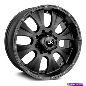 �z�C�[���@4�{�Z�b�g RTX�N���[���[�z�C�[��17x8�i20�A8x165.1�A130�j4�̃u���b�N�����Z�b�g RTX CRAWLER Wheels 17x8 (20, 8x165.1, 130) Black Rims Set of 4�y���s�A���i�z