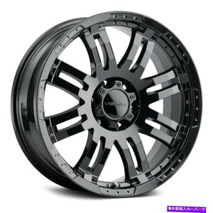 zC[@4{Zbg rW375EHA[zC[16x8i-6A8x165.1A125.2j4̃ubNZbg Vision 375 WARRIOR Wheels 16x8 (-6, 8x165.1, 125.2) Black Rims Set of 4