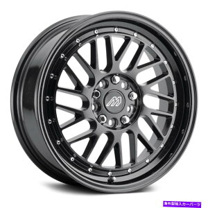 zC[@4{Zbg }bnptH[}XMP42zC[17x7.5i40A5x114.3A72.56j4̃ubNZbg MACH Performance MP42 Wheels 17x7.5 (40, 5x114.3, 72.56) Black Rims Set of 4
