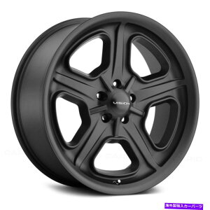 zC[@4{Zbg rW147fCgizC[15x8i0A5x114.3A83j4̃ubNZbg Vision 147 DAYTONA Wheels 15x8 (0, 5x114.3, 83) Black Rims Set of 4