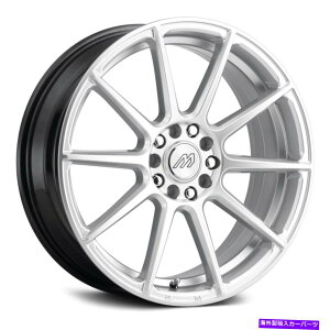 zC[@4{Zbg }bnptH[}XMP43zC[18x8i35A4x114.3A72.56j4̃Vo[Zbg MACH Performance MP43 Wheels 18x8 (35, 4x114.3, 72.56) Silver Rims Set of 4