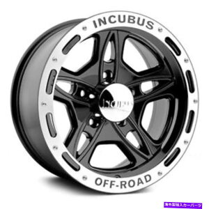 zC[@4{Zbg Incubus 511It[hzC[16x8i-6A5x114.3A83.7j4̃ubNZbg Incubus 511 OFF-ROAD Wheels 16x8 (-6, 5x114.3, 83.7) Black Rims Set of 4