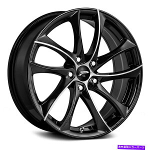 zC[@4{Zbg v`i438UWCzC[16x7i40A5x100A63.3j4̃ubNZbg Platinum 438U GYRO Wheels 16x7 (40, 5x100, 63.3) Black Rims Set of 4