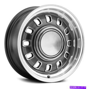 zC[@4{Zbg `12XbgzC[15x7i7A4x114.3A79.6j4̒ỸZbg Legendary 12 SLOT Wheels 15x7 (7, 4x114.3, 79.6) Charcoal Rims Set of 4