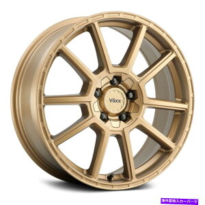 �z�C�[���@4�{�Z�b�g Voxx�����e�z�C�[��17x7.5�i40�A5x114.3�A73.1�j4�̃u�����Y�����Z�b�g Voxx MONTE Wheels 17x7.5 (40, 5x114.3, 73.1) Bronze Rims Set of 4