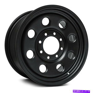 zC[@4{Zbg RT 18 "X`[zC[8OX48165zC[18x8i25A8x165.1j4̃ubNZbg RT 18" STEEL WHEEL 8 LUG X48165 Wheels 18x8 (25, 8x165.1) Black Rims Set of 4