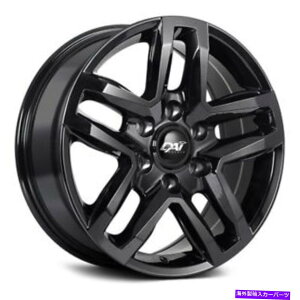�z�C�[���@4�{�Z�b�g Dai Alloys DW119�s�[�N�z�C�[��17x8�i35�A6x135�A87.1�j4�̃u���b�N�����Z�b�g DAI Alloys DW119 PEAK Wheels 17x8 (35, 6x135, 87.1) Black Rims Set of 4