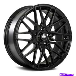 zC[@4{Zbg Dai Alloys DW110_ozC[15x6.5i38A4x100A54.1j4̃ubNZbg DAI Alloys DW110 NERVE Wheels 15x6.5 (38, 4x100, 54.1) Black Rims Set of 4