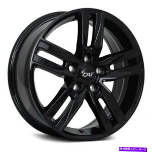 �z�C�[���@4�{�Z�b�g Dai Alloys DW90�v���C���z�C�[��18x8�i45�A5x120.65�A64.1�j4�̃u���b�N�����Z�b�g DAI Alloys DW90 PRIME Wheels 18x8 (45, 5x120.65, 64.1) Black Rims Set of 4�y���s�A���i�z