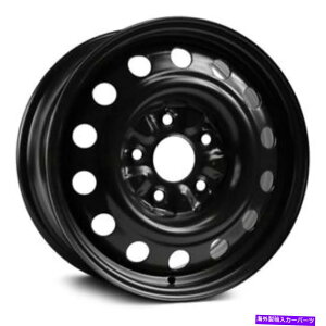 zC[@4{Zbg RT 16 "X`[zC[5OX45521zC[16x6.5i40A5x127j4̃ubNZbg RT 16" STEEL WHEEL 5 LUG X45521 Wheels 16x6.5 (40, 5x127) Black Rims Set of 4