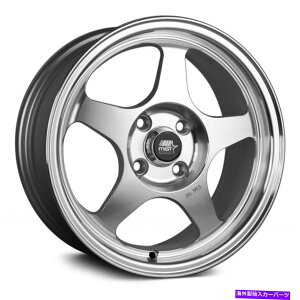 �z�C�[���@4�{�Z�b�g MST MT29�z�C�[��15x6.5�i35�A4x100�A73.1�j4�̋@�B���H�����Z�b�g MST MT29 Wheels 15x6.5 (35, 4x100, 73.1) Machined Rims Set of 4