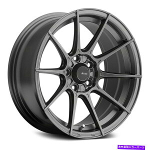 zC[@4{Zbg Advanti Racing Storm S1zC[15x9i35A4x100A73.1j4̊DF̃Zbg Advanti Racing STORM S1 Wheels 15x9 (35, 4x100, 73.1) Gray Rims Set of 4