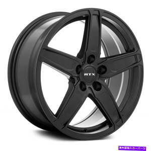 �z�C�[���@4�{�Z�b�g RTX�t���X�g�z�C�[��16x6.5�i35�A5x100�A54.1�j4�̃u���b�N�����Z�b�g RTX FROST Wheels 16x6.5 (35, 5x100, 54.1) Black Rims Set of 4�y���s�A���i�z