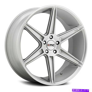 �z�C�[���@4�{�Z�b�g KMC KM711�v���Y���z�C�[��20x10.5�i45�A5x114.3�A72.56�j4�̃V���o�[�����Z�b�g KMC KM711 PRISM Wheels 20x10.5 (45, 5x114.3, 72.56) Silver Rims Set of 4�y���s�A���i�z