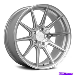 �z�C�[���@4�{�Z�b�g F1R F101�z�C�[��18x8.5�i38�A5x114.3�A73.1�j4�̃V���o�[�����Z�b�g F1R F101 Wheels 18x8.5 (38, 5x114.3, 73.1) Silver Rims Set of 4�y���s�A���i�z