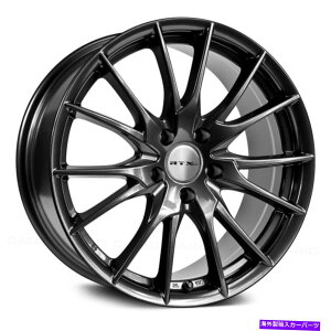 �z�C�[���@4�{�Z�b�g RTX IPL�z�C�[��18x8�i40�A5x114.3�A66.1�j4�̃K�����^�������Z�b�g RTX IPL Wheels 18x8 (40, 5x114.3, 66.1) Gunmetal Rims Set of 4�y���s�A���i�z
