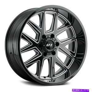 �z�C�[���@4�{�Z�b�g G-FX TM6�z�C�[��18x9�i12�A5x127�A71.5�j4�̃u���b�N�����Z�b�g G-FX TM6 Wheels 18x9 (12, 5x127, 71.5) Black Rims Set of 4�y���s�A���i�z