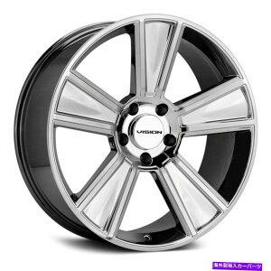 �z�C�[���@4�{�Z�b�g Vision Stunner Wheels 20x11�i40�A5x120.65�A67.1�j4��Chrome Rims�Z�b�g Vision STUNNER Wheels 20x11 (40, 5x120.65, 67.1) Chrome Rims Set of 4�y���s�A���i�z