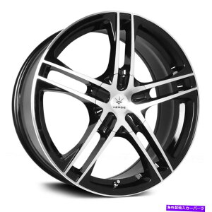 zC[@4{Zbg Verde V36vgRzC[17x7i40A5x112A74.1j4̃ubNZbg Verde V36 PROTOCOL Wheels 17x7 (40, 5x112, 74.1) Black Rims Set of 4