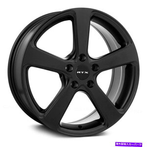 �z�C�[���@4�{�Z�b�g RTX�}���`�z�C�[��17x7�i42�A5x114.3�A73.1�j4�̃u���b�N�����Z�b�g RTX MULTI Wheels 17x7 (42, 5x114.3, 73.1) Black Rims Set of 4