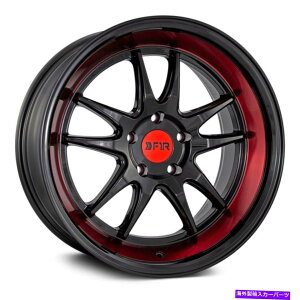 �z�C�[���@4�{�Z�b�g F1R F102�z�C�[��18x8.5�i40�A5x108�A73.1�j4�̃u���b�N�����Z�b�g F1R F102 Wheels 18x8.5 (40, 5x108, 73.1) Black Rims Set of 4�y���s�A���i�z