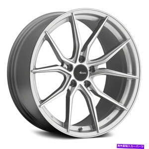 �z�C�[���@4�{�Z�b�g Advanti Racing Hybris Wheels 18x8�i45�A5x114.3�A73.1�j4�̃V���o�[�����Z�b�g Advanti Racing HYBRIS Wheels 18x8 (45, 5x114.3, 73.1) Silver Rims Set of 4�y���s�A���i�z