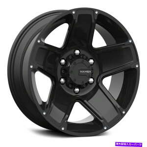 �z�C�[���@4�{�Z�b�g Mamba M13X�z�C�[��18x9�i-12�A6x139.7�A106.1�j4�̃u���b�N�����Z�b�g Mamba M13X Wheels 18x9 (-12, 6x139.7, 106.1) Black Rims Set of 4�y���s�A���i�z