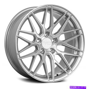�z�C�[���@4�{�Z�b�g F1R F103�z�C�[��18x8.5�i38�A5x114.3�A73.1�j4�̃V���o�[�����Z�b�g F1R F103 Wheels 18x8.5 (38, 5x114.3, 73.1) Silver Rims Set of 4�y���s�A���i�z