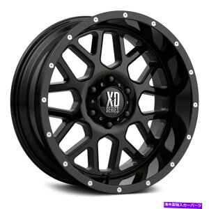 �z�C�[���@4�{�Z�b�g XD�V���[�YXD820�O���l�[�h�z�C�[��17x8.5�i0�A5x127�A78.1�j4�̃u���b�N�����Z�b�g XD Series XD820 GRENADE Wheels 17x8.5 (0, 5x127, 78.1) Black Rims Set of 4