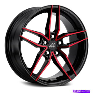 zC[@4{Zbg }bnptH[}XMP51zC[18x8i42A5x105A72.56j4̃ubNZbg MACH Performance MP51 Wheels 18x8 (42, 5x105, 72.56) Black Rims Set of 4
